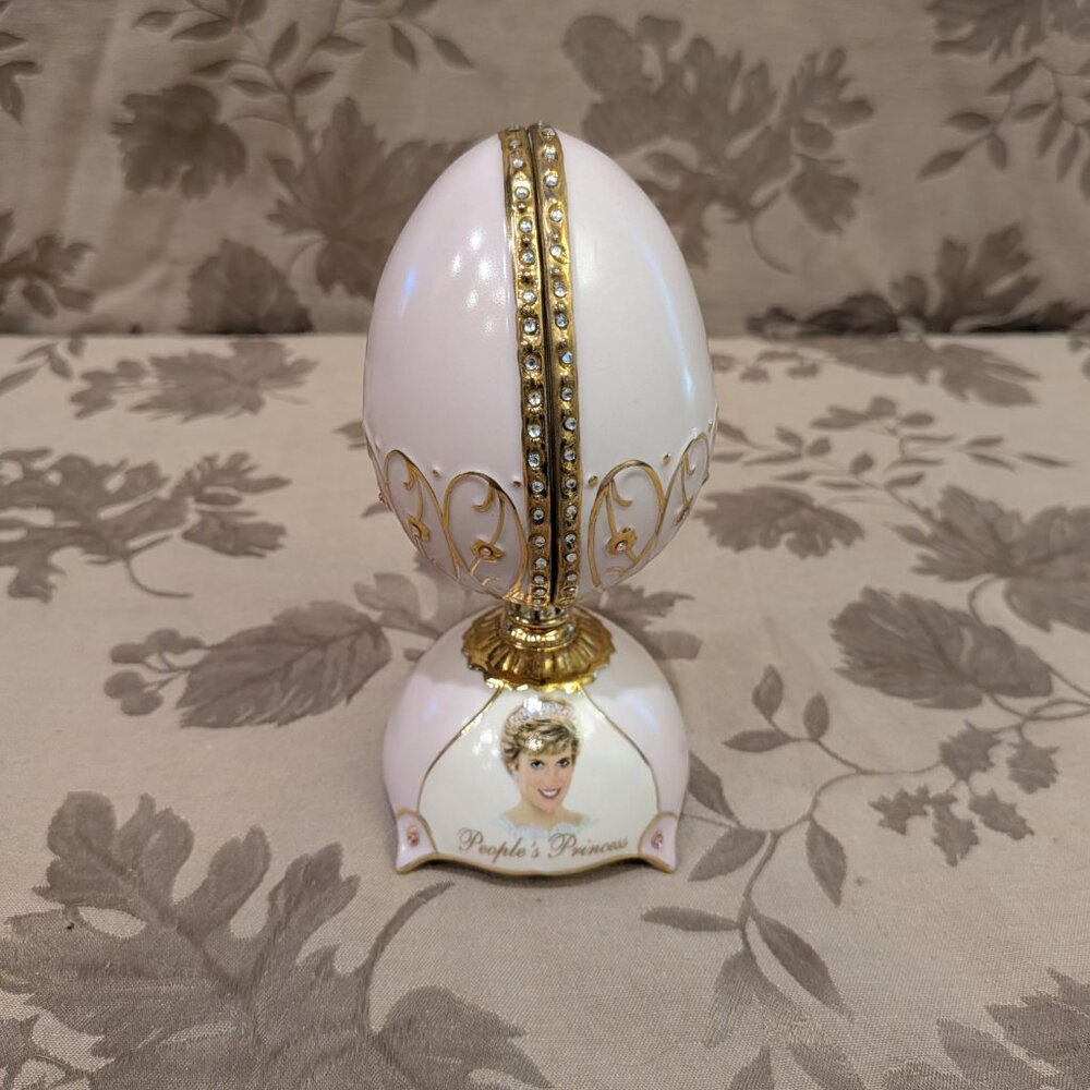 Ardleigh Elliott 2008 People's Princess Diana Legacy Imperial Musical Egg, Used - Picture 7 of 11